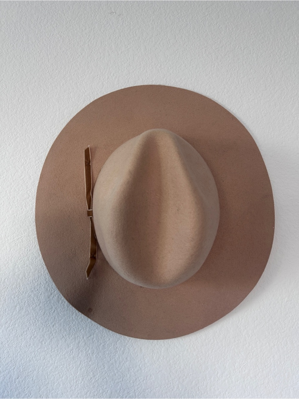 Sole Society Women's Wide-Brim Felt Fedora - Taupe